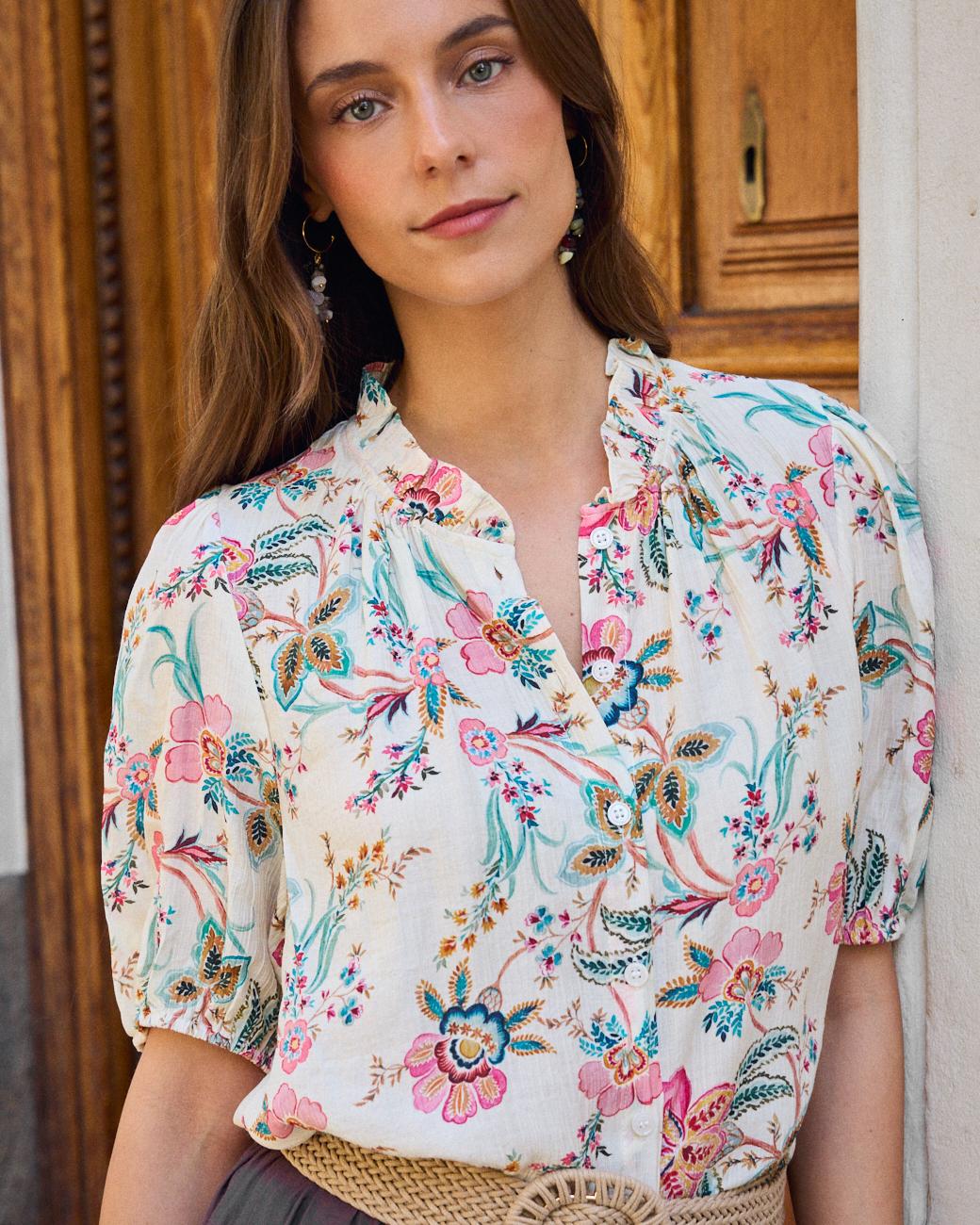 Camisa Flores Tunia