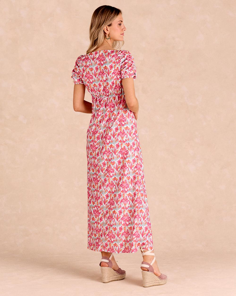 Robe longue géométrique Ariadne