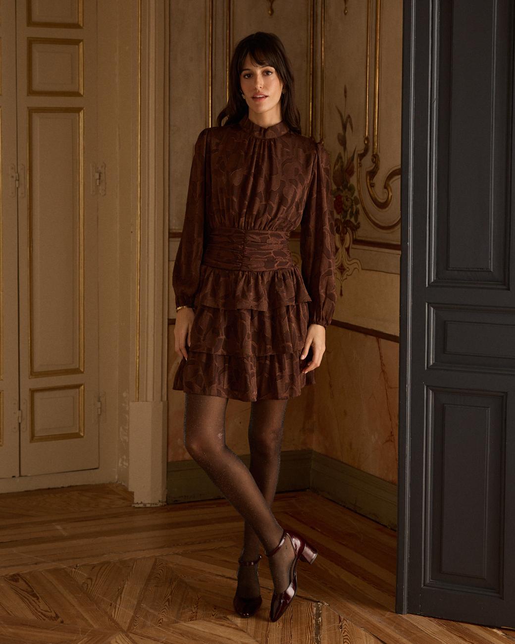 Robe col montant Marian