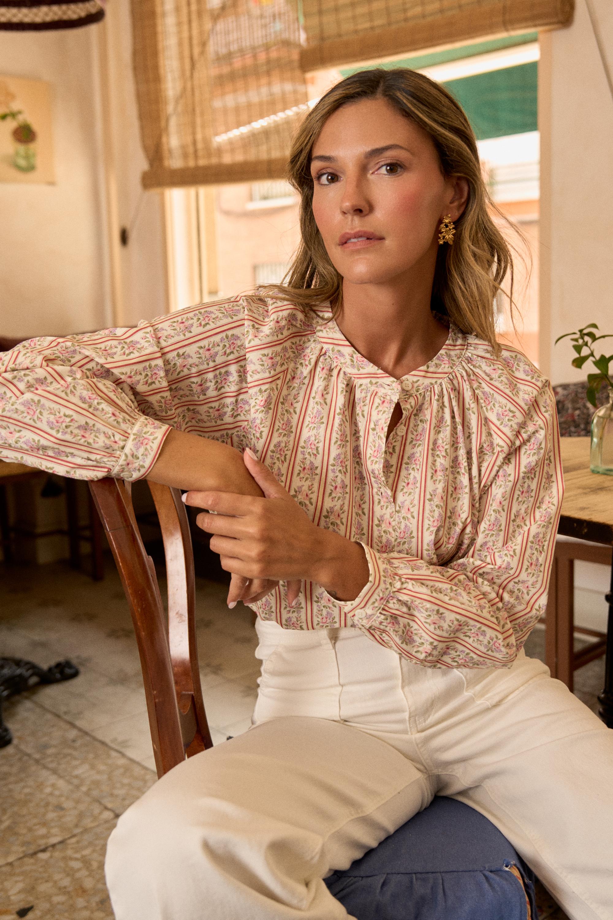 Camisa Rosas Tindra