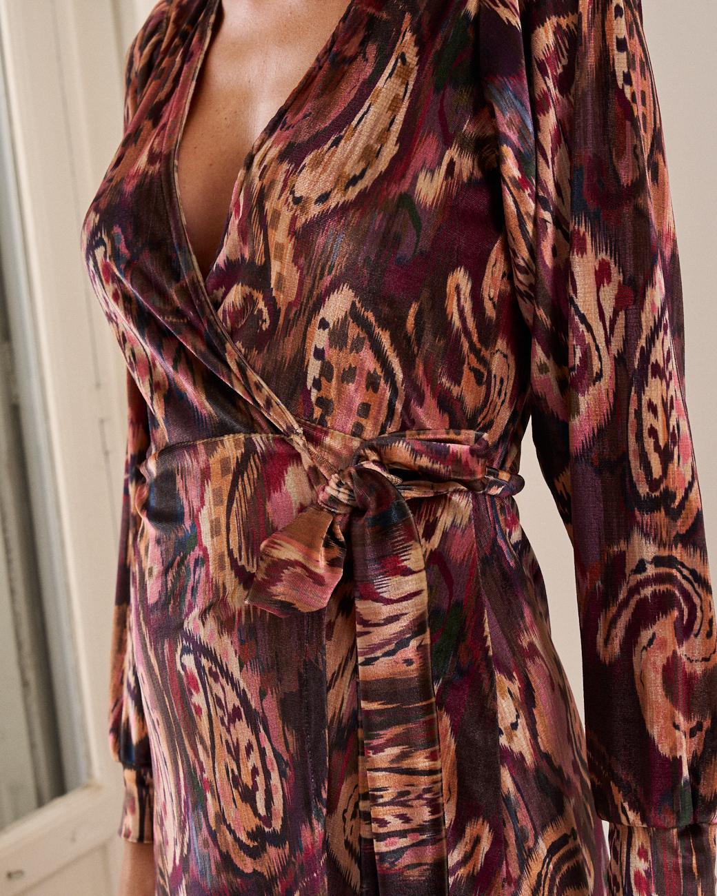 Robe imprimée Paisley Gianna