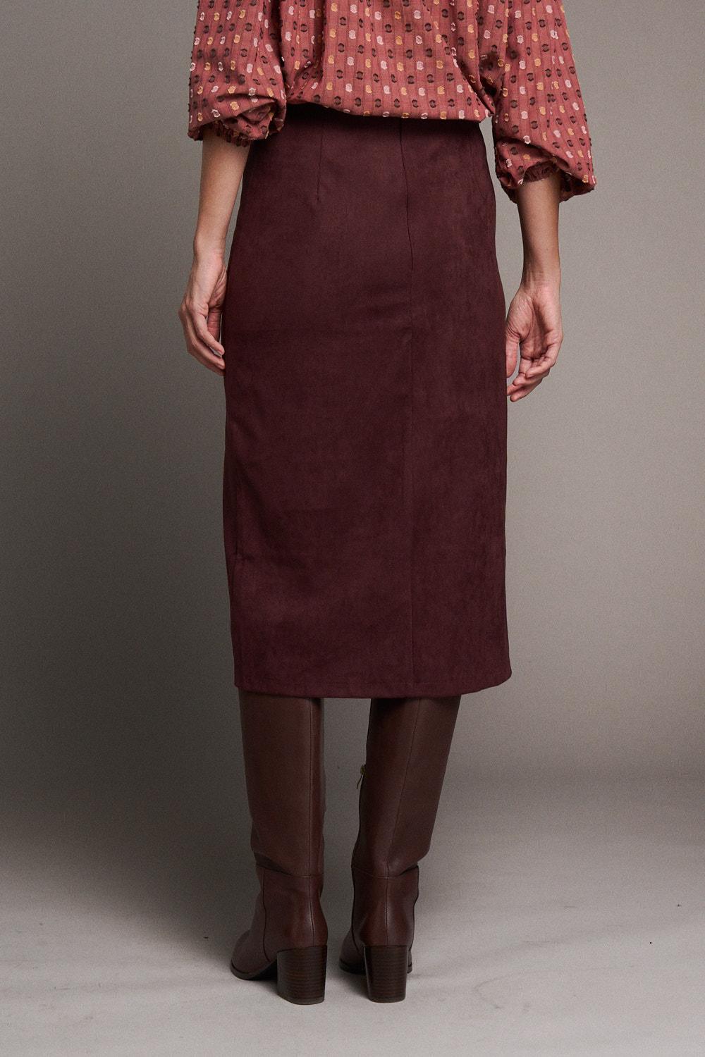 Mathilde Suede Skirt