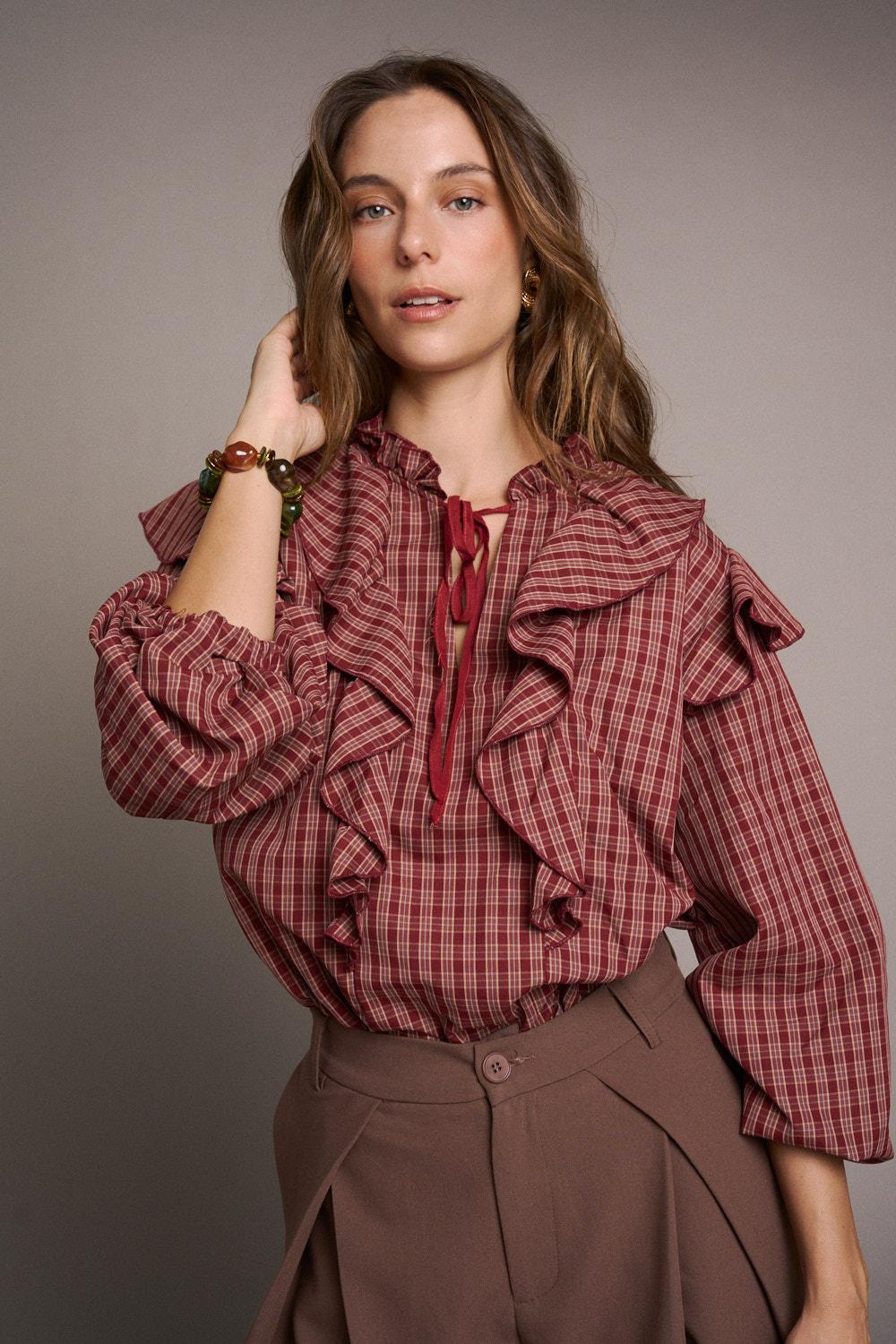 Blouse à nœud Éloïse