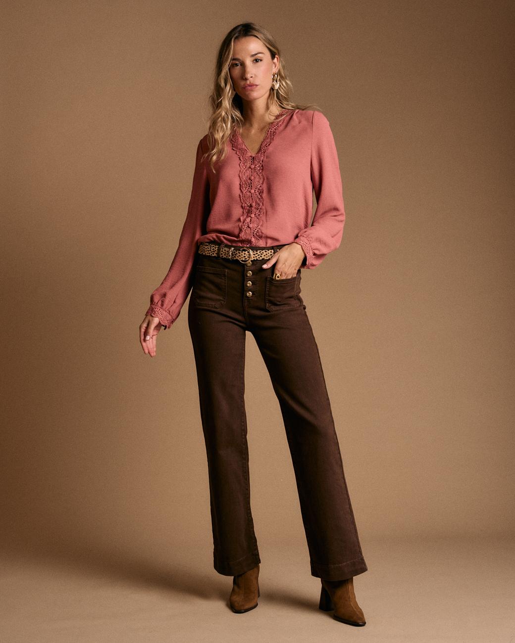 Camisa Detalle Central Lola