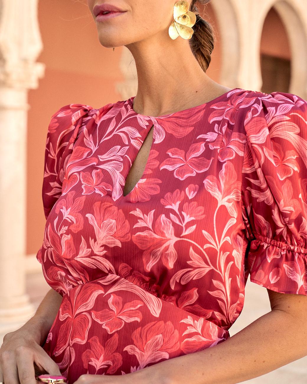 Amanda Print Dress