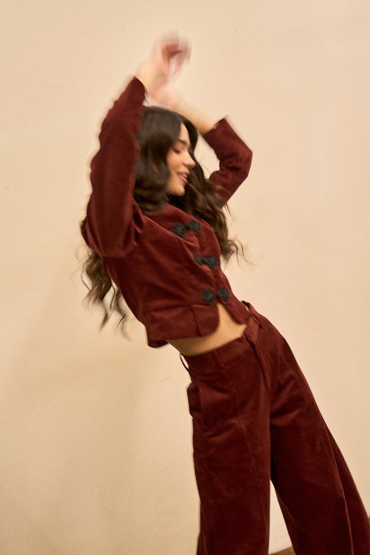 Pantalón Pinzas Pana Eliora