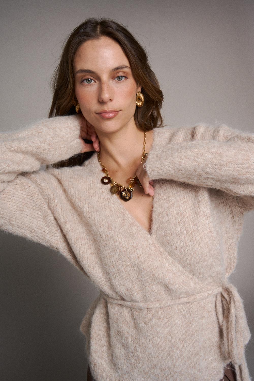 Maëlys Wrap Cardigan