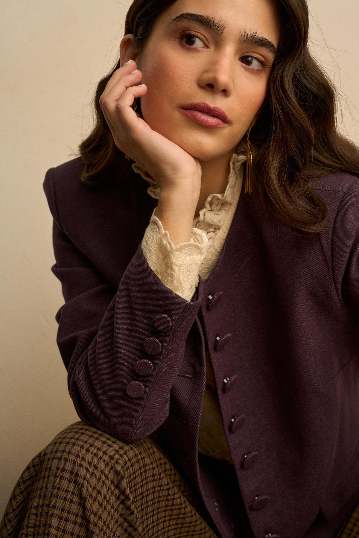 Esmée Round-Neck Jacket