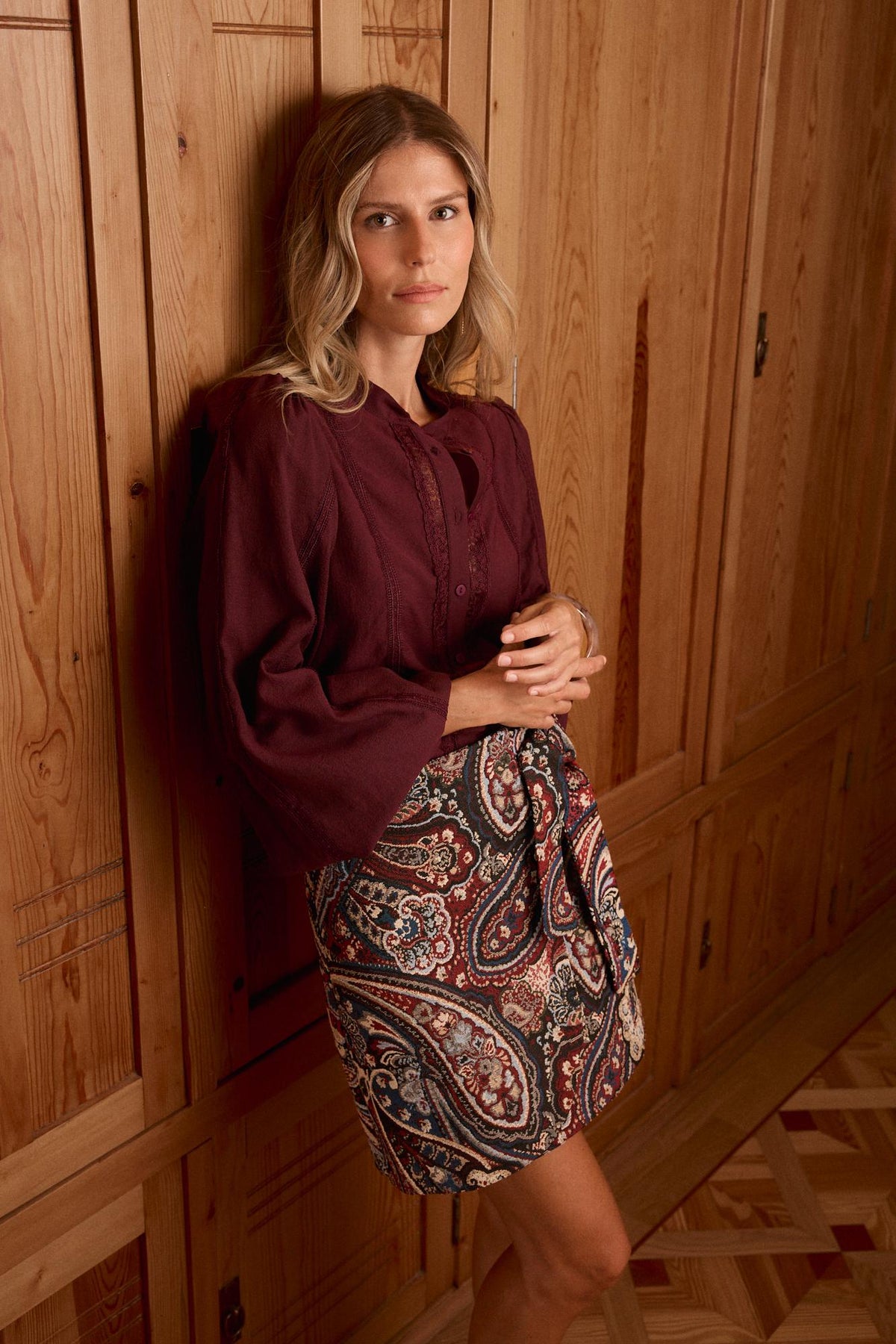 Maritza Ruffled Blouse