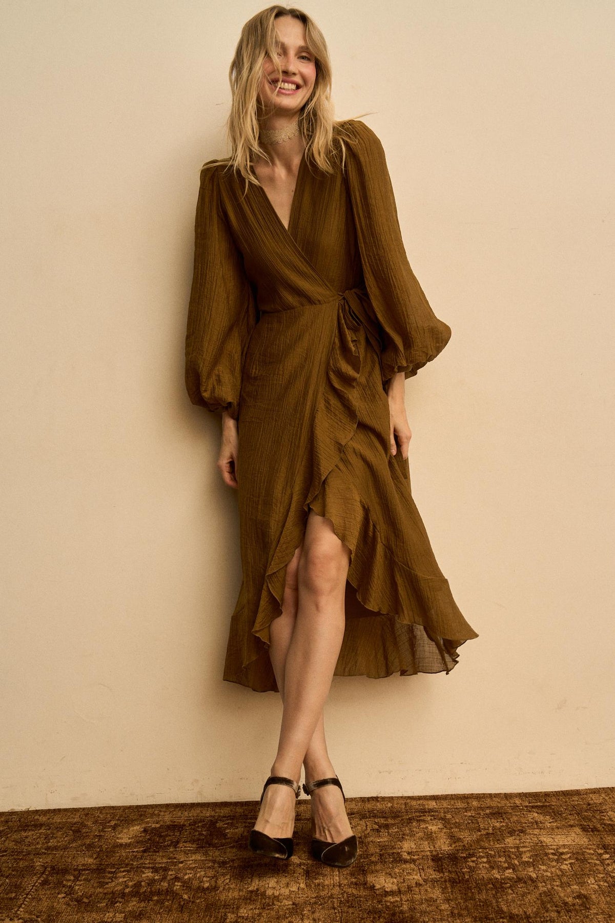 Robe à encolure basse Silvia