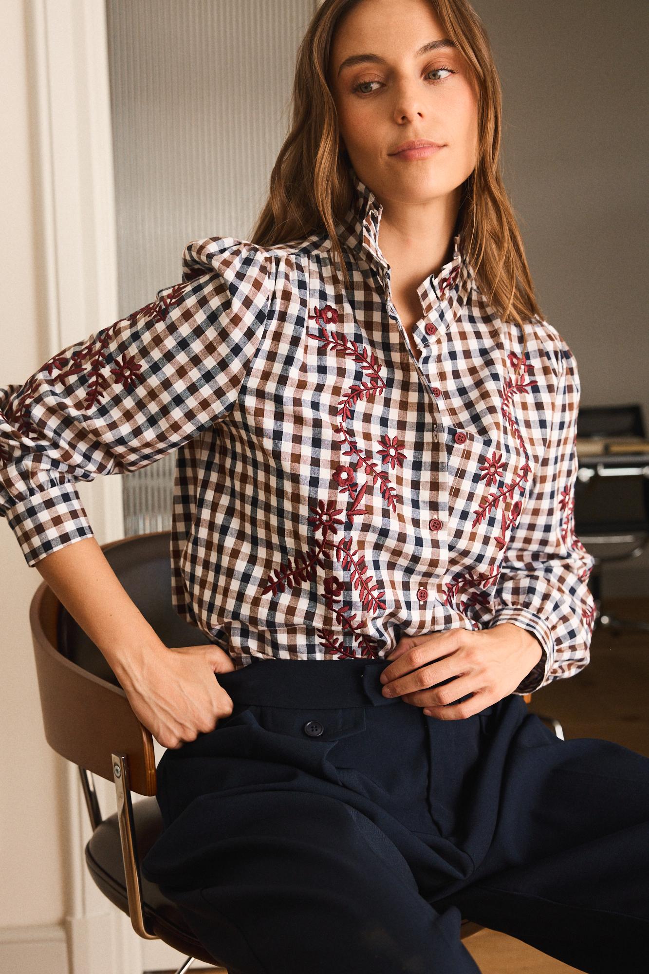 Check print Shirt Margaux