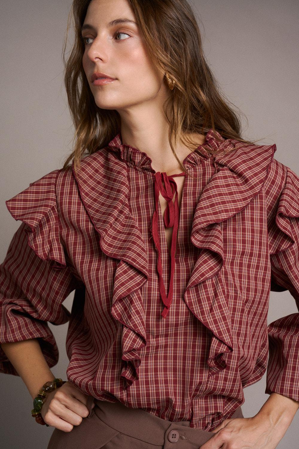 Blouse à nœud Éloïse