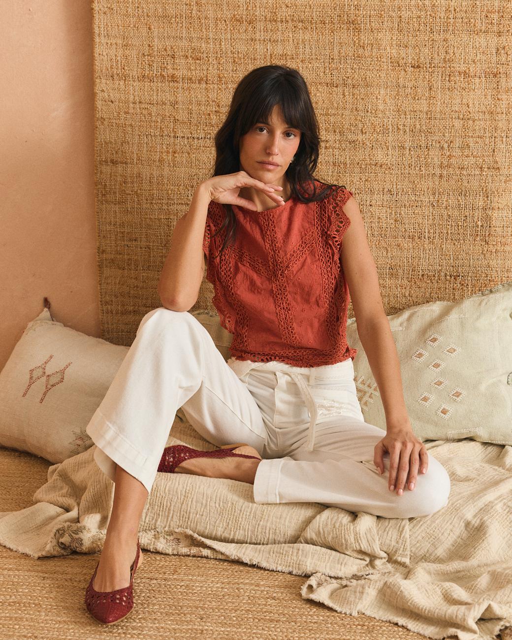 Blouse en maille Tana