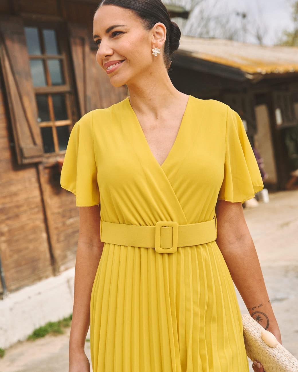 Robe plissée Elodi