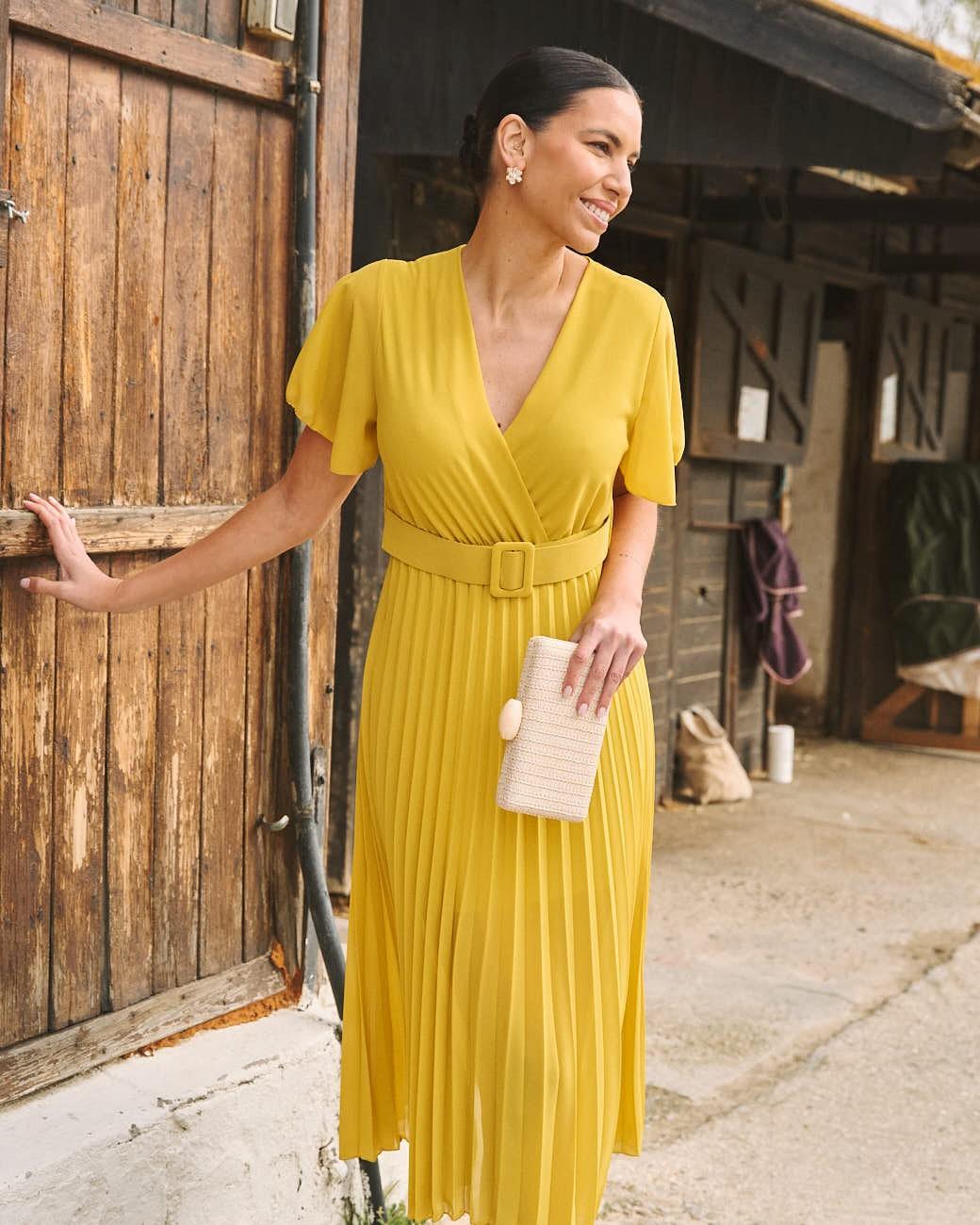 Robe plissée Elodi