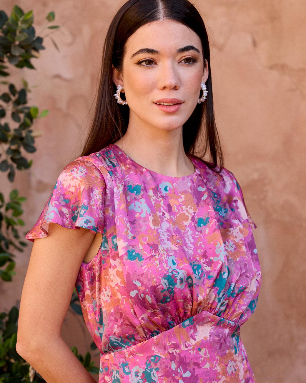 Delfina Print Dress