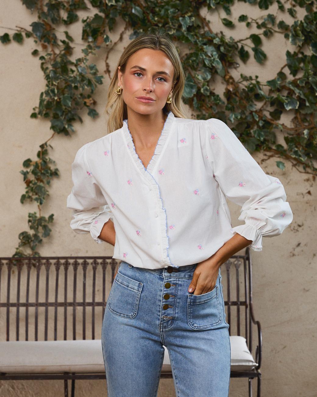 Rocío Deep V Shirt