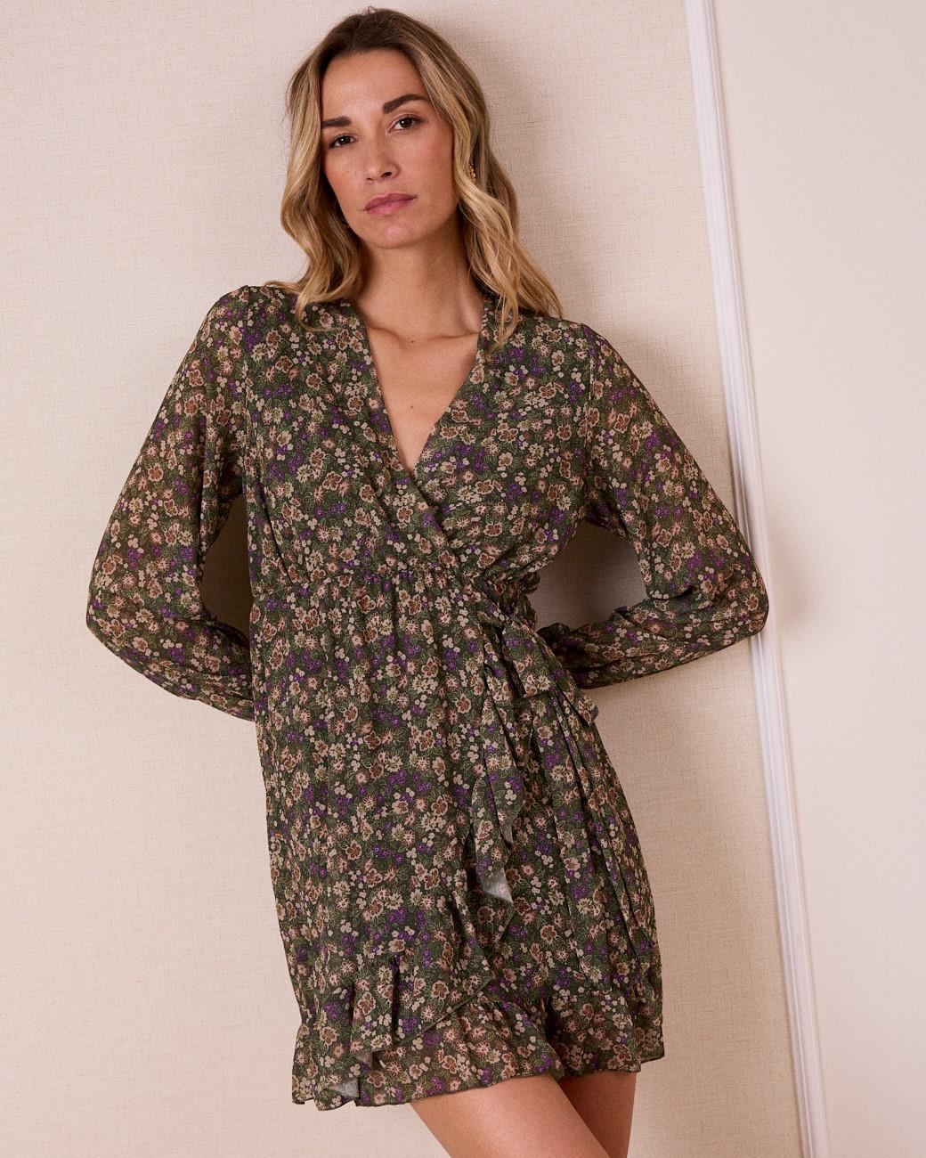 Vestido Flores Clavel