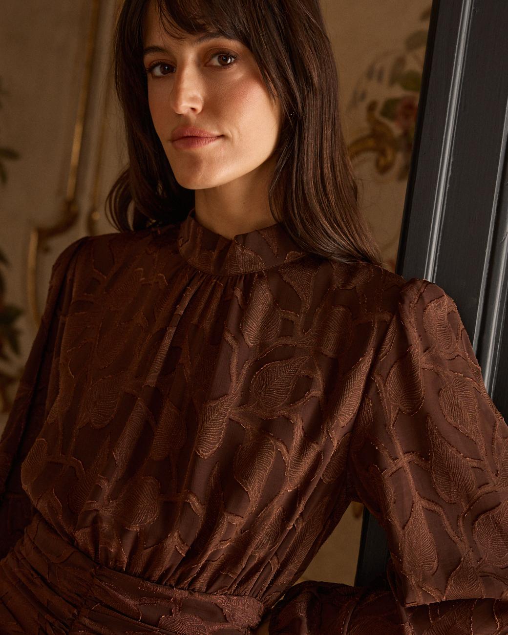 Robe col montant Marian