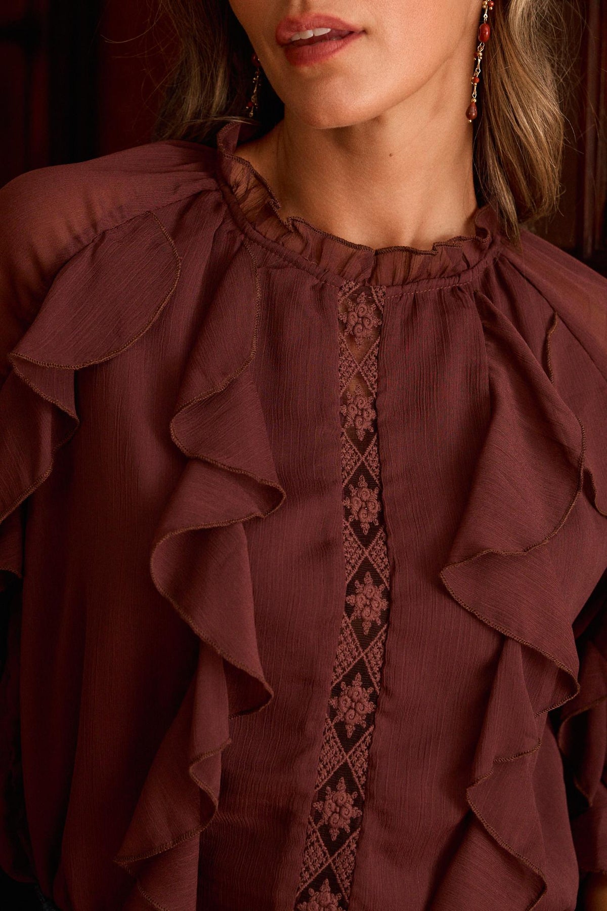Blusa Volantes Alba