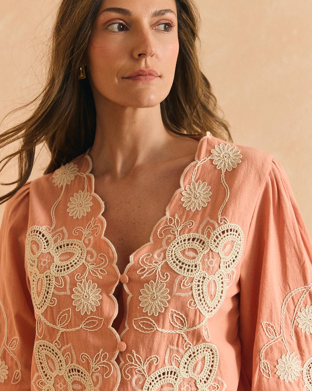 Chemise brodée Flavia