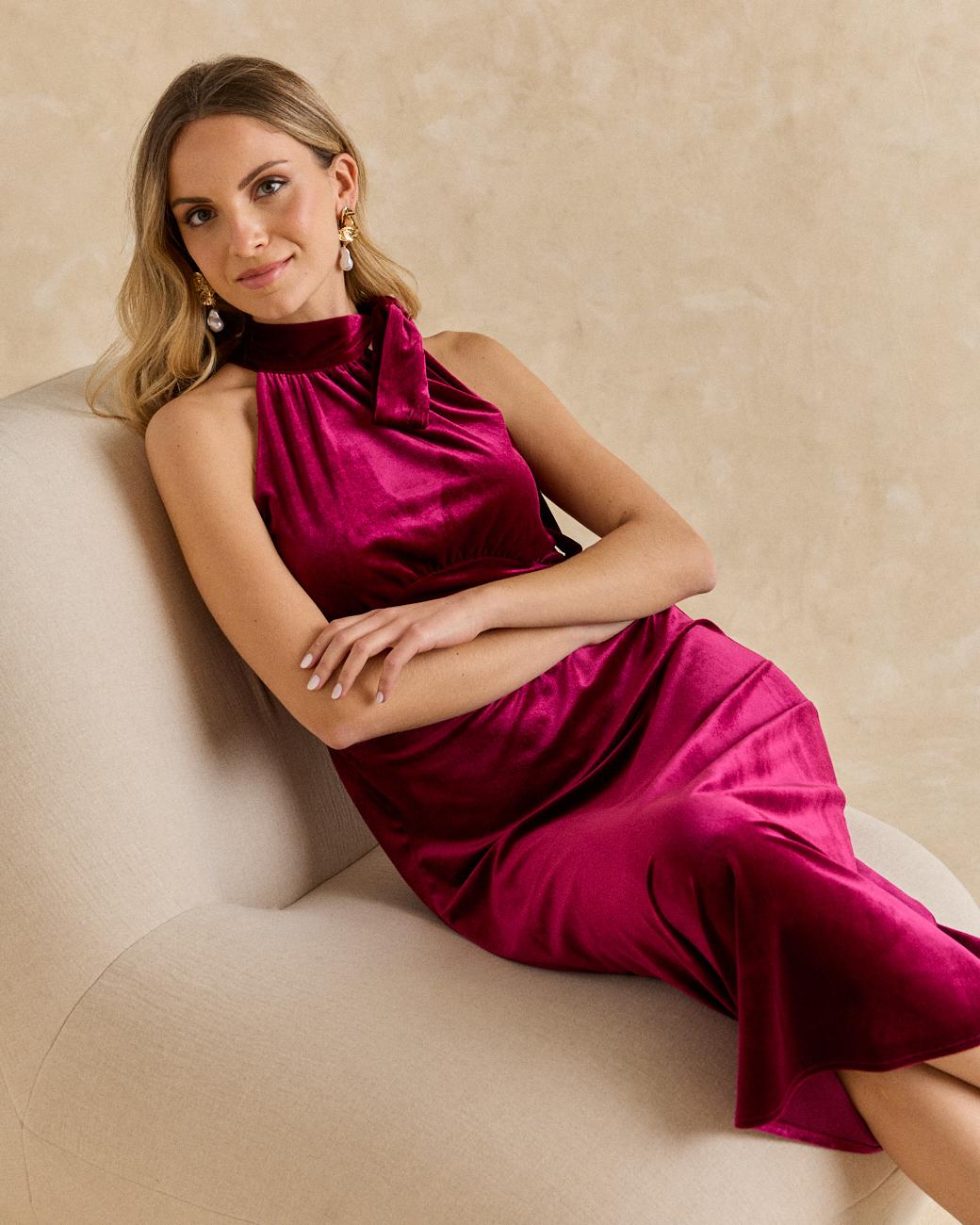 Vestido Terciopelo Iria