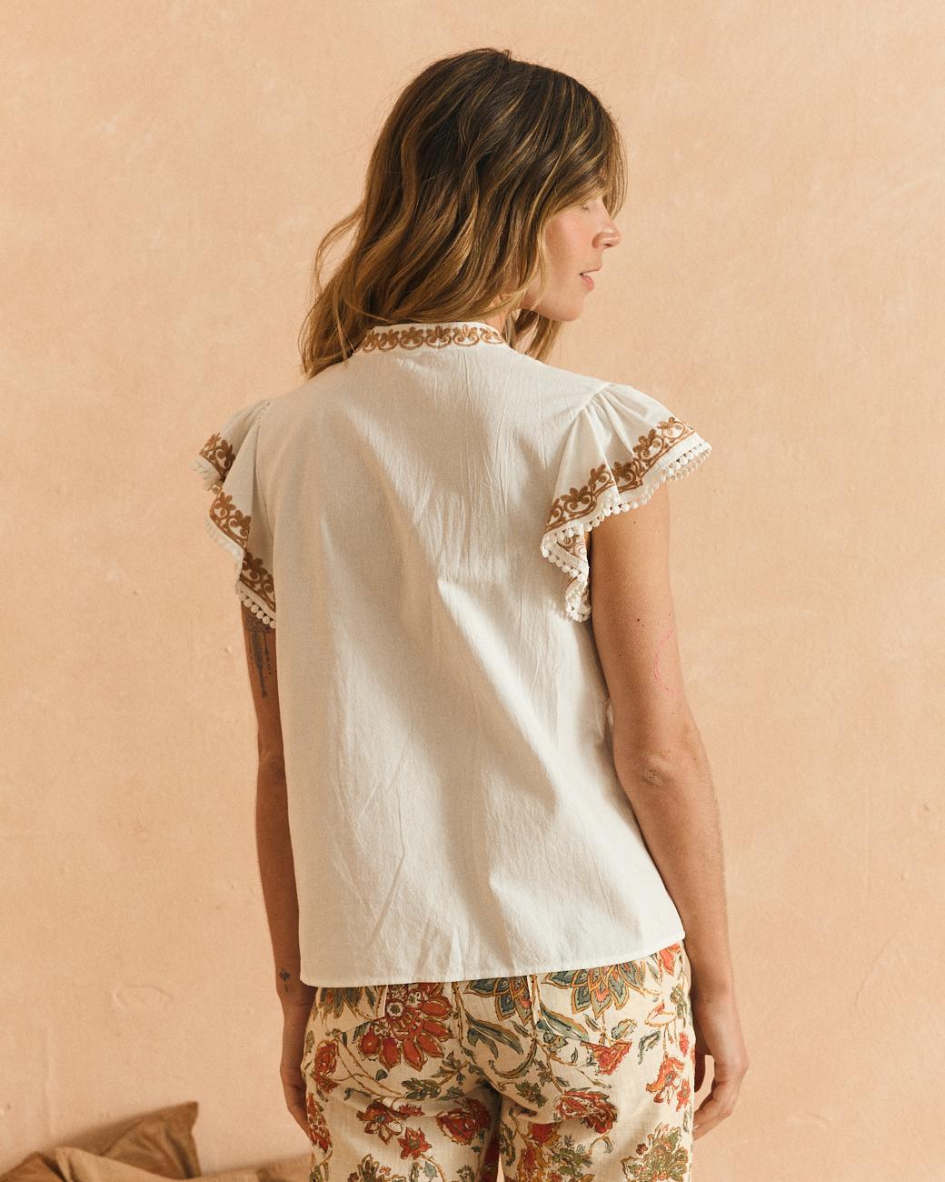 Blouse brodée Ivana