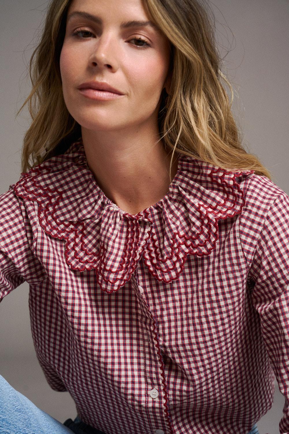 Blusa Cuadros Aurelia