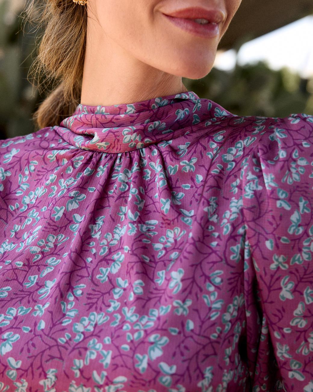 Vestido Largo Estampado Min