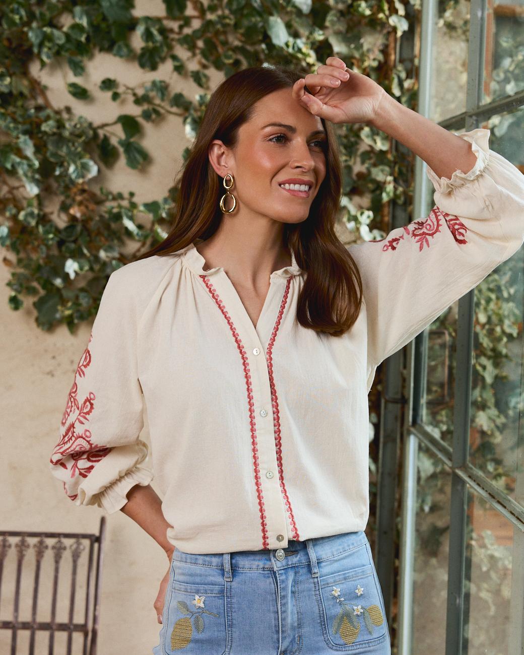 Camisa Bordado Martina