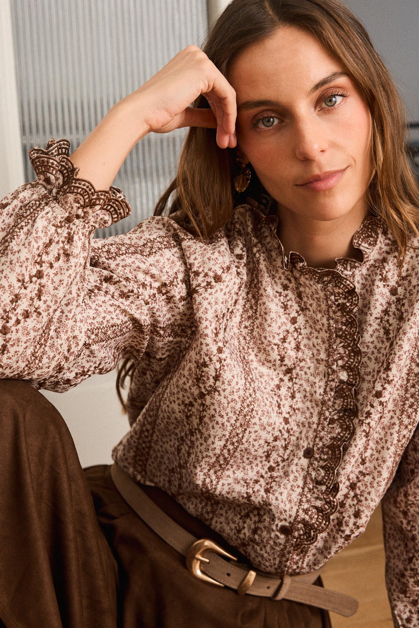 Camisa Flores Aveline