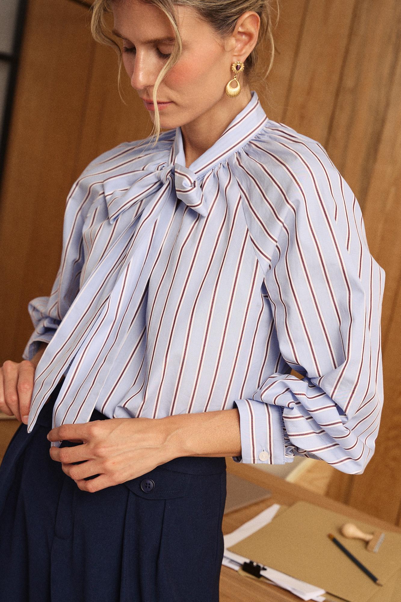 Giomar Striped Knot Shirt