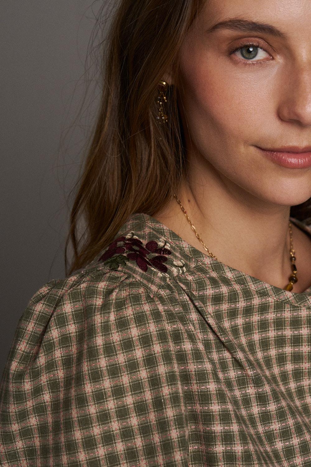 Camisa Bordada Fleur