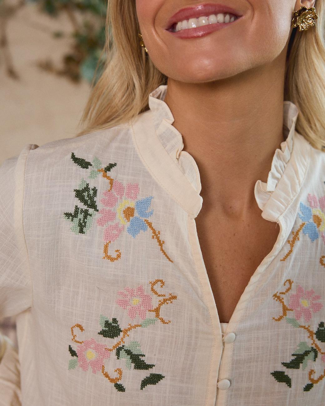 Camisa Bordados Julieta