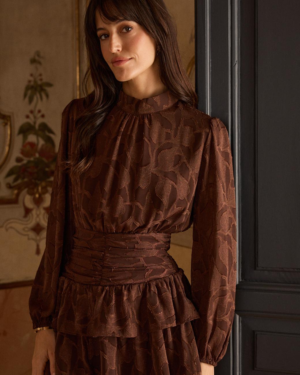 Robe col montant Marian