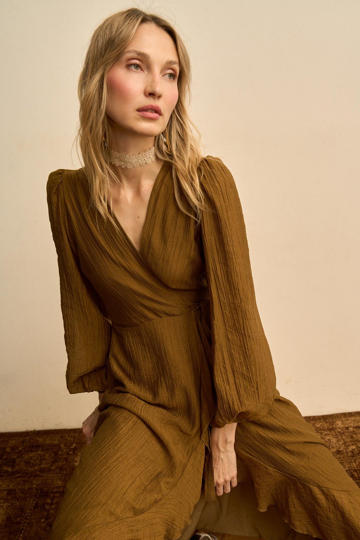 Robe à encolure basse Silvia