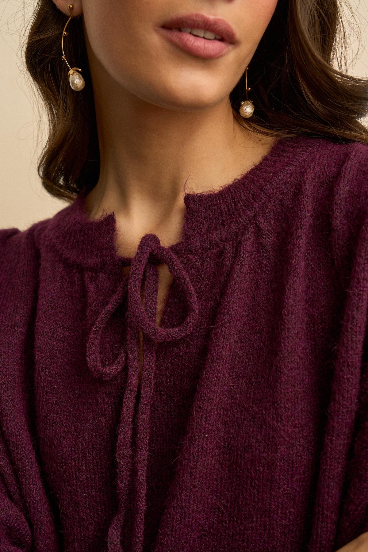 Amélie Knitted Ruffle Cardigan