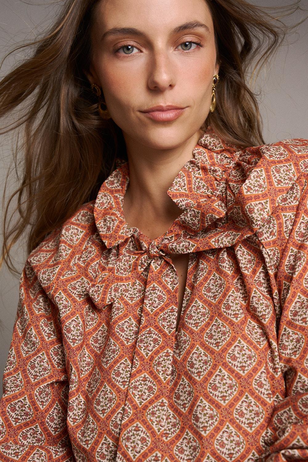 Blusa Lazada Estampado Floral