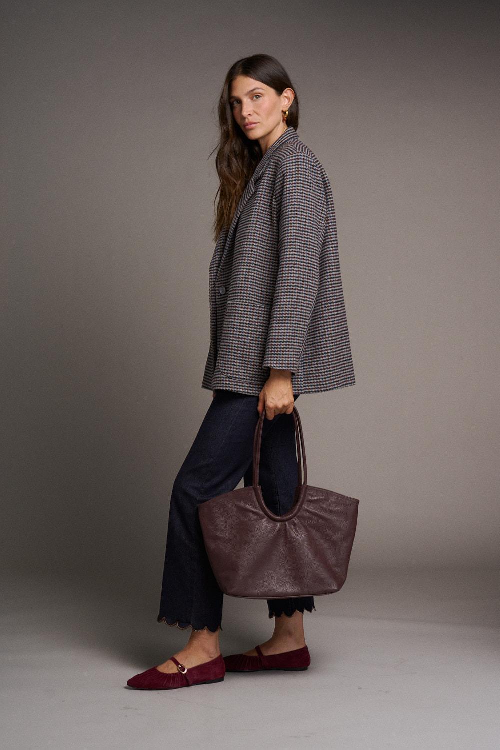 Manteau en drap Solaine