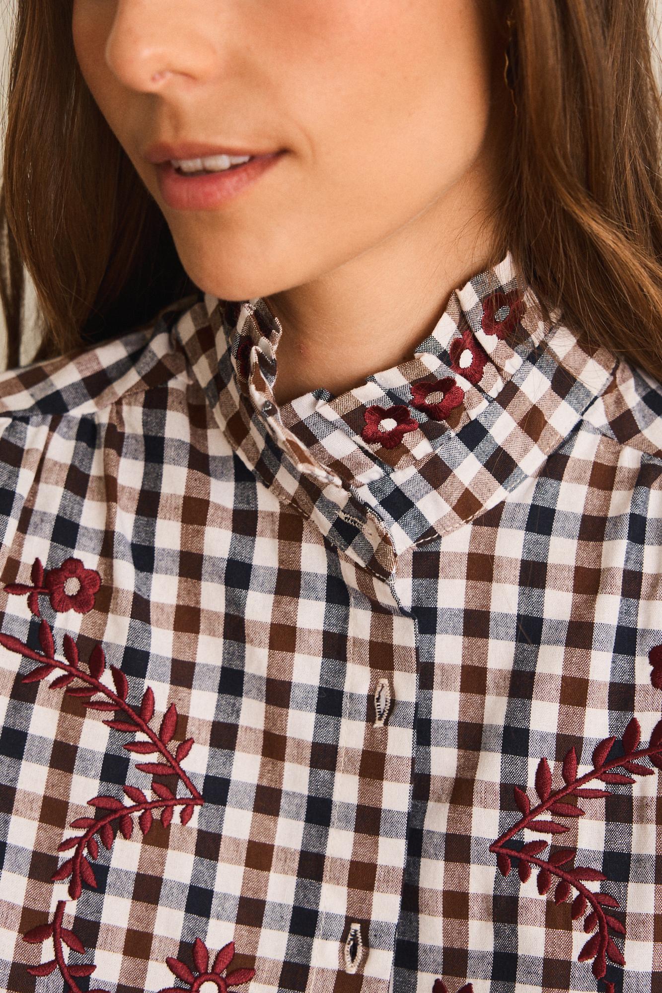 Check print Shirt Margaux