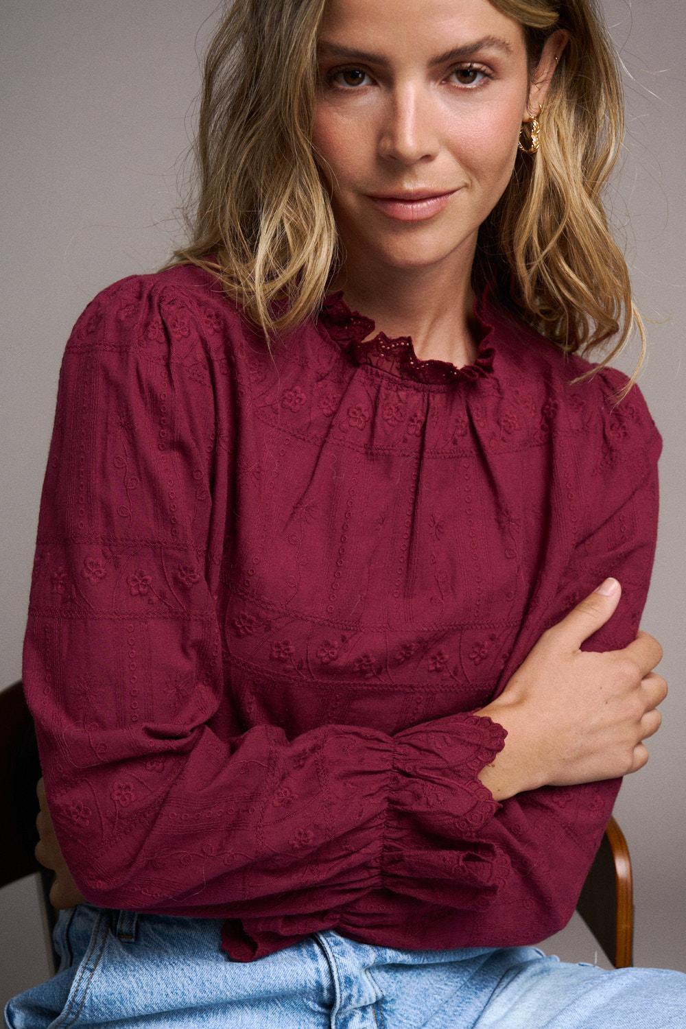 Blouse à manches Roxane