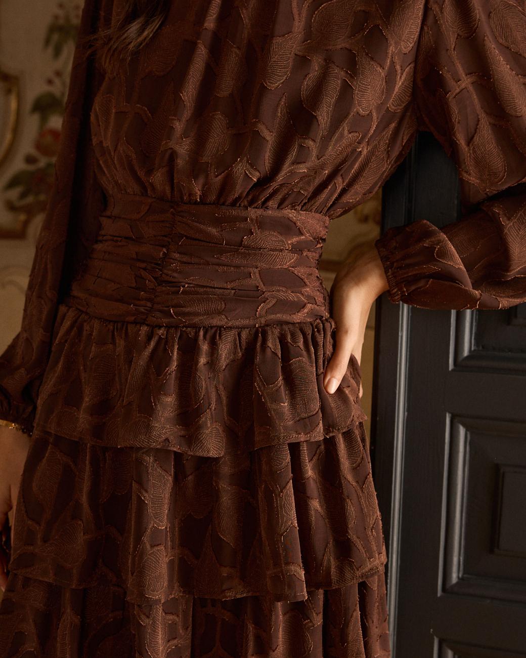 Robe col montant Marian