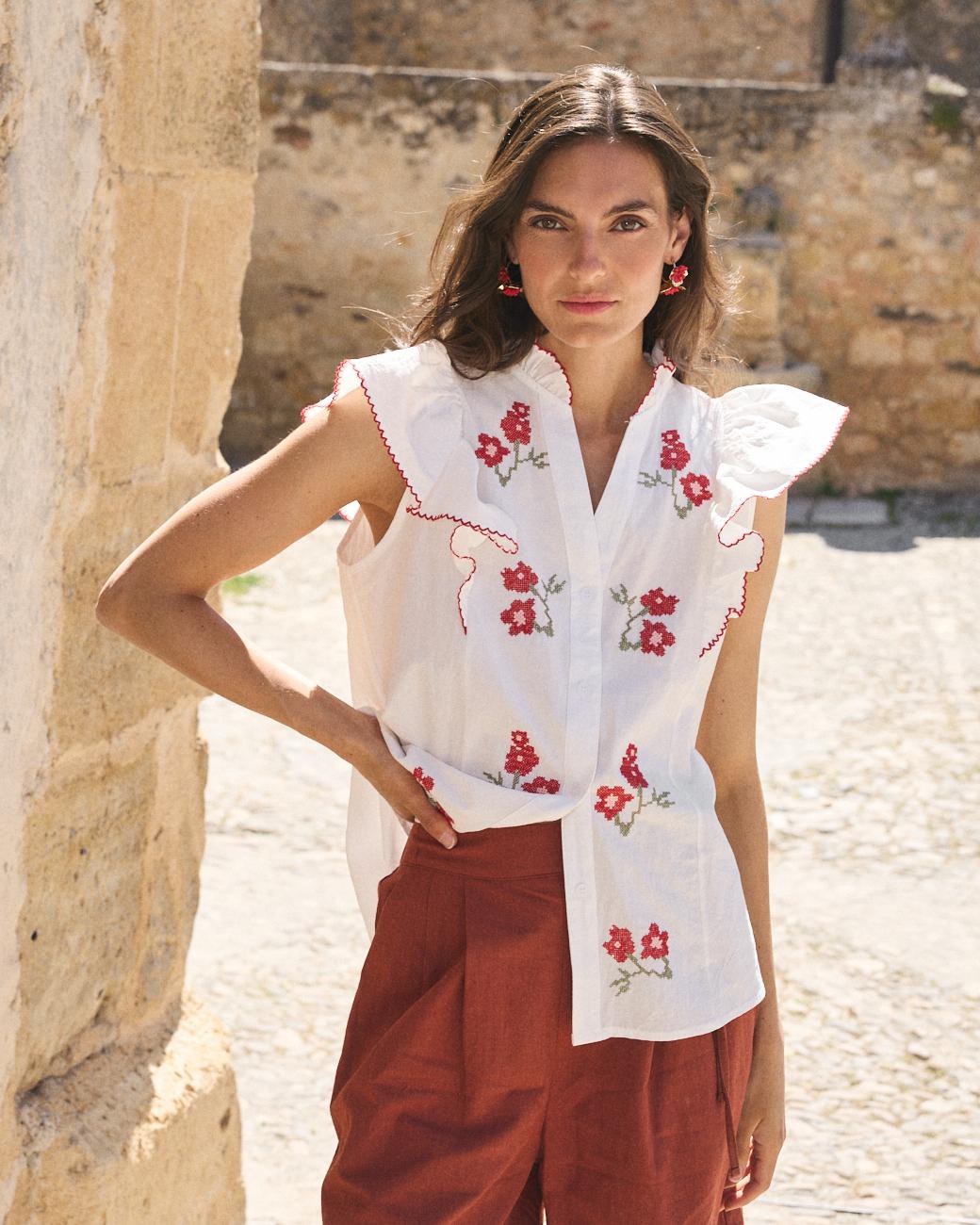 Camisa Manga Flaria