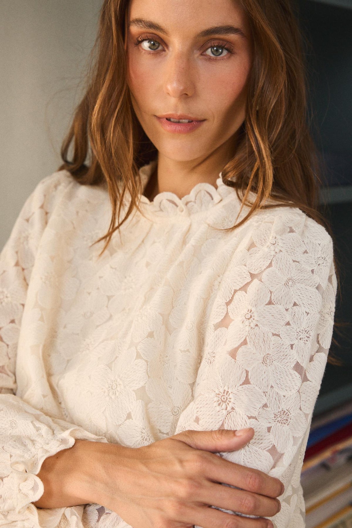 Blouse fleurs Vireia