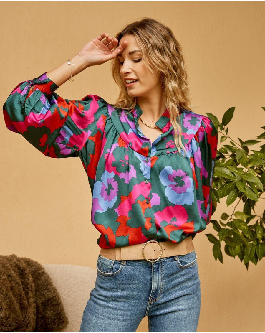 Floral blouse Rufina | WANDERLUST Autumn-Winter 2022 | Polín et moi
