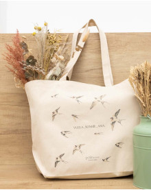 Solidarity Bag "The flared of the swallows"