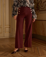 Pantalon à boutons Camille
