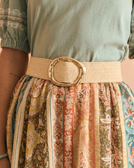 Ceinture Beige Perle