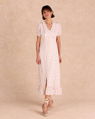 Vestido Largo Flores Eliora