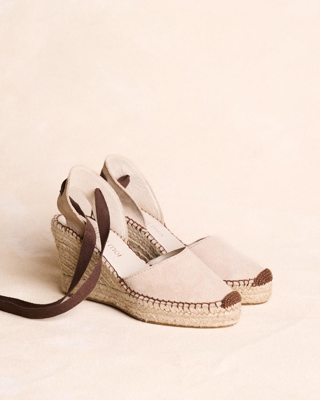 Espadrille bicolore Tami